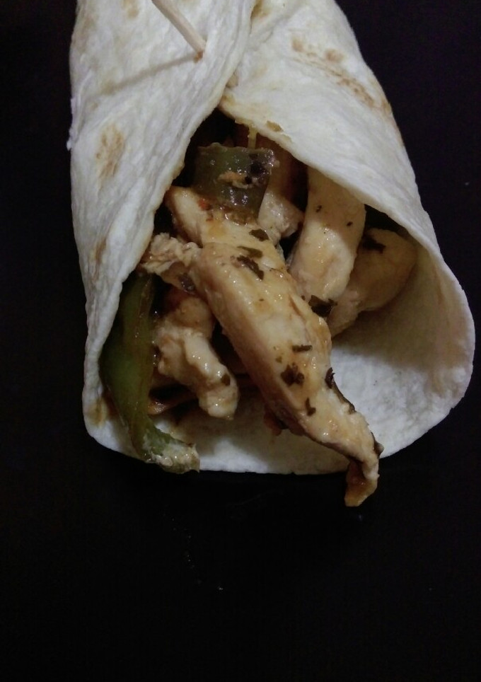 Una foto de Fajitas con chimichurri