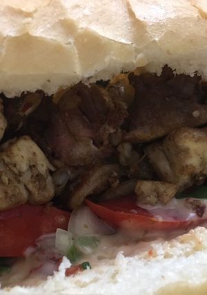 عکسی از دستور ساندويچ مغز و زبان