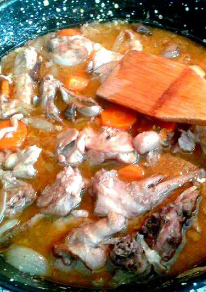 Una foto de Conejo en escabeche