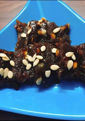 A picture of Jackfruit (Chakka) Halwa(Varattiyathu).