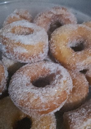 Una foto de Donas azucaradas
