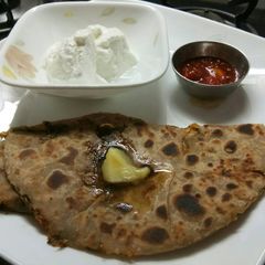 A picture of Muli paratha.