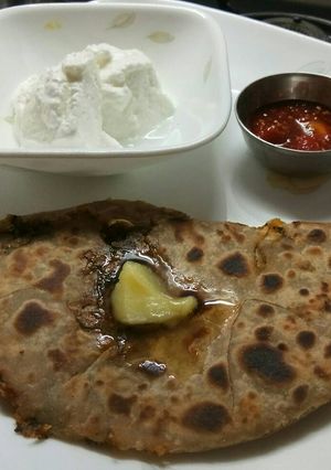 A picture of Muli paratha.