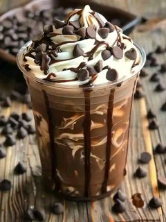 A picture of Double Chocolate Chip Frappuccino ☕🍫.