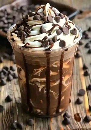 A picture of Double Chocolate Chip Frappuccino ☕🍫.