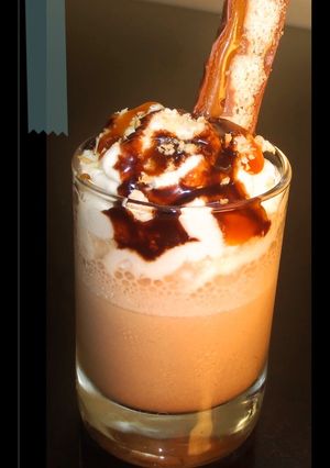 Una foto de Frappuccino de caramelo🍯