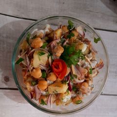 A picture of Chole Chaat.
