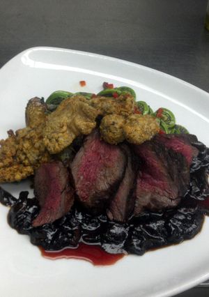 A picture of Buttermilk fried morel mushrooms.