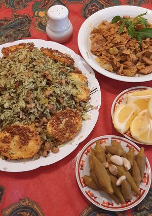 عکسی از دستور چشم بلبلی پلو