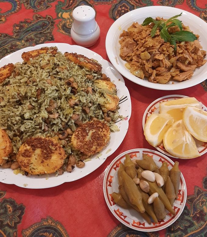عکسی از دستور چشم بلبلی پلو