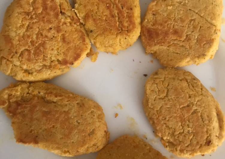 Hamburguesas de garbanzos vegetarianas