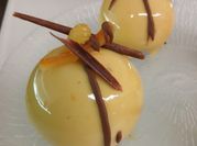Une photo de chocolat orange