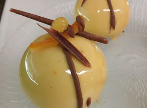 Une photo de Les entremets royales oranges chocolats