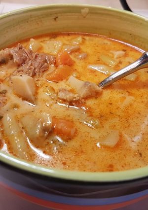 Palócleves, főzőtejszínnel habarva recept fotója