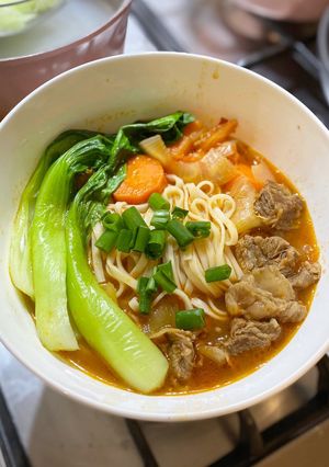 蕃茄牛肉麵 的食譜成品照片