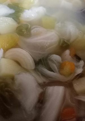 Foto resep Sop makaroni simple