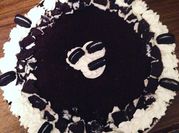 Una foto de cheesecake de oreo sin horno