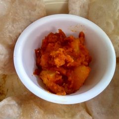 A picture of Luchi aloor dom (puri and dum aaloo).