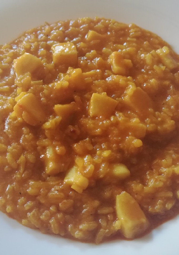 Una foto de Arroz meloso con chocos en Mambo