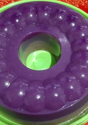 Foto resep Puding ubi ungu lapis oreo