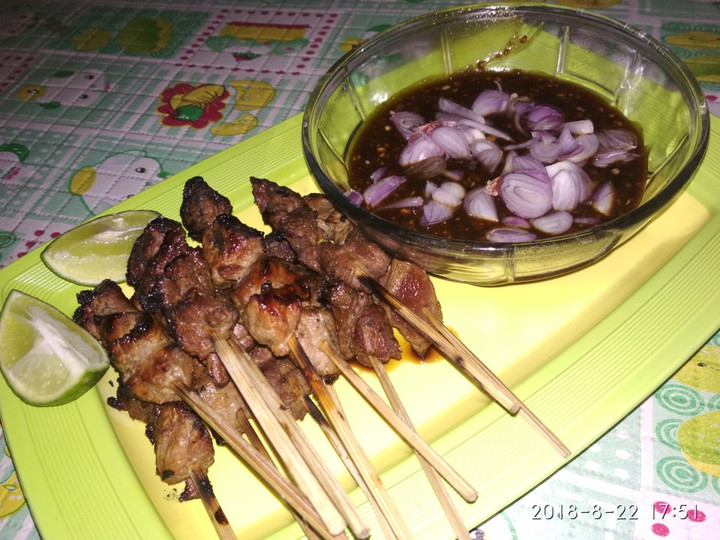 Resep Sate bumbu kecap idul adha Anti Gagal