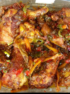 A picture of Vegetable pepper chicken.