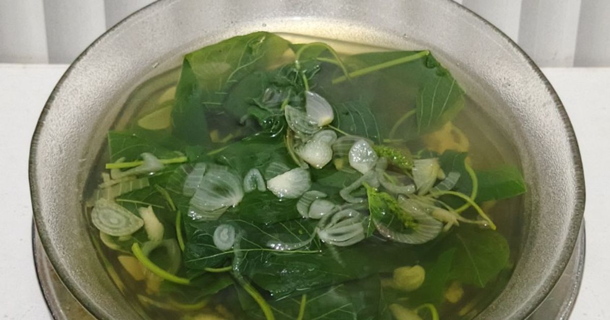 Sayur bening bayam