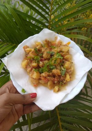 A picture of Potatoes dish for fast.