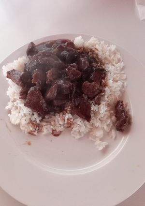 Una foto de Carne mongoliana