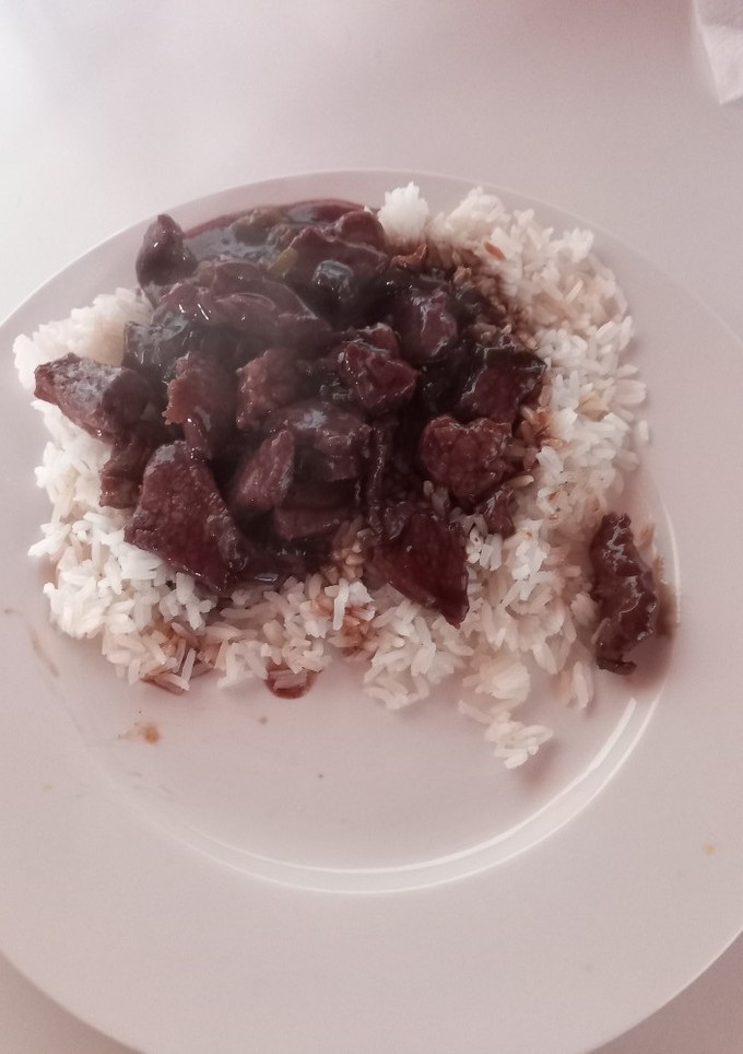 Una foto de Carne mongoliana