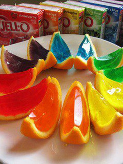 A picture of Jello Shot Slices.
