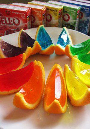 A picture of Jello Shot Slices.