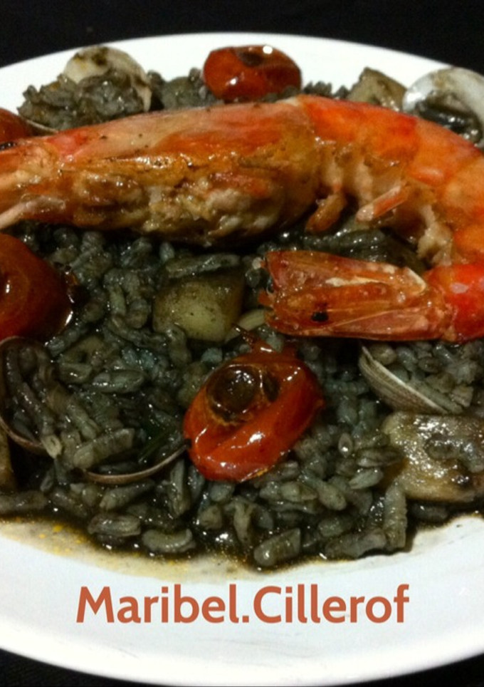 Una foto de Arroz negro