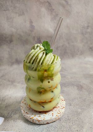 Foto resep Carrot Cake Creamy Matcha