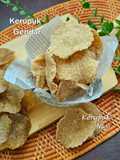 Kerupuk Gendar/ Kerupuk Nasi🍥😋_(warna kecoklatan dr beetroot)