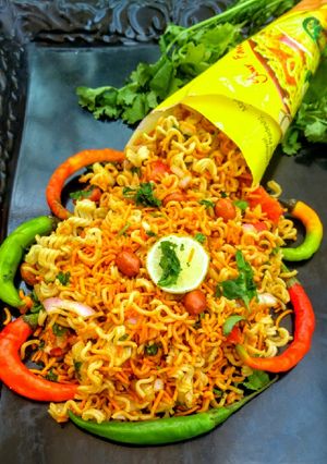 A picture of Maggi Bhel.