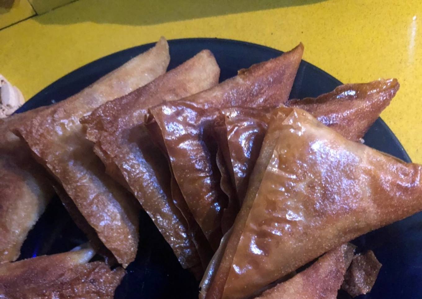 Samosas de carne picada