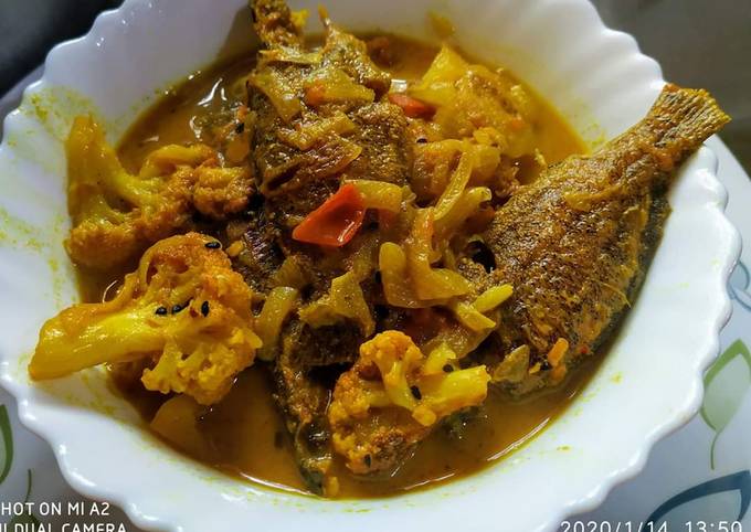 Tilapia fish curry
