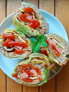Foto resep Roll Sandwich Letuce (diet #28)