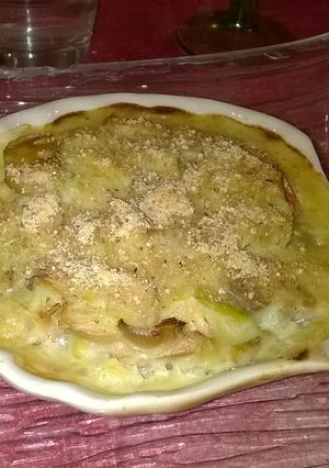 Une photo de Coquilles St Jacques gratinées