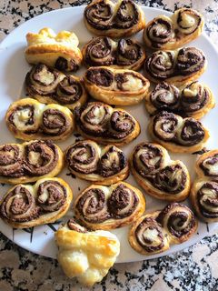 Una foto de Palmeritas con Nutella