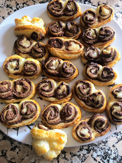 Una foto de Palmeritas con Nutella