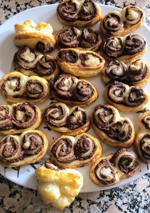 Una foto de Palmeritas con Nutella