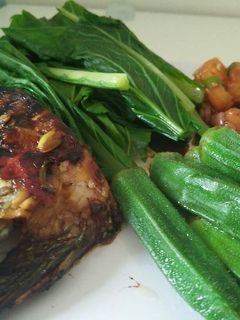 Foto resep Gurame Bakar Teflon sambal dabu dabu