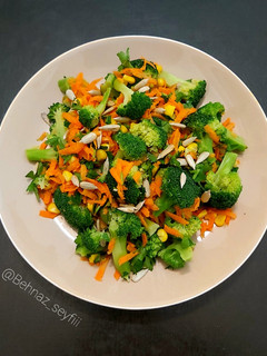 عکسی از دستور سالاد بروکلی🥦