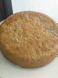 Torta de frambuesas y semillas de chía