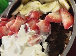 Una foto de Avena trasnochada sabor brownie