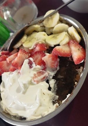 Una foto de Avena trasnochada sabor brownie