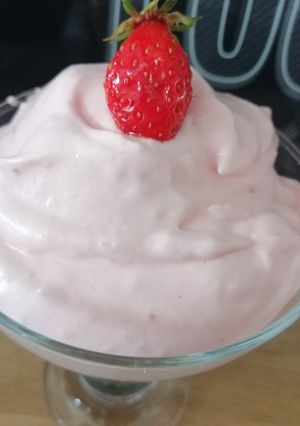 Une photo de Mousse fraise