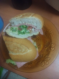 Una foto de Bocadillo vegetal con picadillo